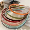 Hair Clips French Fine Edge Acetic Acid Headband Simple Jelly Coloful Non-Slip Band Tooth Steel Wire Accessories