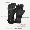 Мотоциклетные перчатки унисекс с подогревом, водонепроницаемые перезаряжаемые варежки с подогревом, ветрозащитные, 3 уровня нагрева для зимних видов спорта на открытом воздухе 240124