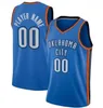 Personalizado Basquete Jersey Homens Crianças Juventude Oklahomas Shai Gilgeous-Alexander Cidade Chet Holmgren Trovão Luguentz Dort Jalen Williams Josh Giddey Isaiah Joe Jerseys