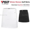 Pgm Golf femmes jupe courte dames épaissir Plus coton jupes automne hiver Slim Fit crayon Skorts Tennis Badminton Golf vêtements 240122