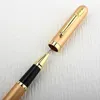 Hoge kwaliteit 0,7 mm zwarte inkt balpennen Gouden penclip Business Executive Snel schrijven Luxe