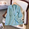 Abiti da donna 2024 Blazer coreani Cappotto per abbigliamento Primavera Autunno Blazer corto Giacche da ufficio Top 48
