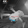 Drones Évitement d'obstacles à trois voies WiFi FPV 4K HD double caméra RC Drone 2.4G flux optique vol stationnaire une clé retour pliable quadrirotor YQ240211