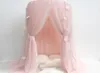 Cute Children039s bed tent Wigwam Canopies in a cot Baby Bed Curtain Round Crib Tent Hung Dome Mosquito Net Pography Props2052352