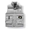 Stones Island Autunno Inverno Gilet da ragazzo Scaldacollo da uomo e da donna Colletto rialzato Ispessito Caldo Abbigliamento in cotone di marca Alla moda