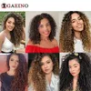 Clipe encaracolado Kinky em cabelo humano 3pcsset loiro em peruca real como amostra da primeira compra 240130