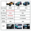 ZWN 1 16/1 20 2.4G Model RC Car With LED Light 2WD Off-Road Remote Control Climbing Vehicle Outdoor Toy Gifts for Kids 240123