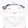 Double Ended Stainless Steel G Spot Wand Massage Stick Pure Metal Penis P-Spot Stimulator Anal Plug Dildo Sex Toy for Women Men 240126