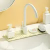 Bord Mattor Facet Splash Guard Draining Tray Mat Washable Badrum Kök Absorberande Sink Pad Catcher