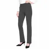 Pantalons pour femmes Coupe droite Dames Travail athlétique Femmes Vêtements d'affaires Coton Femmes