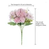 Decoratieve bloemen hortensia paardenbloem nep kunstzijde voor bruiloft decoratie woondecoratie Flores 30cm 5 takken/boeket