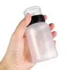 Nail Gel Pump Dispenser Bottles For Polish Remover Push Down Empty Plastic Makeup Alcohol Liquid Pumping