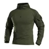 Camisa de camuflaje al aire libre para hombres Combate militar CS Camiseta de secado rápido Senderismo Aventura Alta calidad 5XL 240129