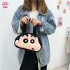 Kawaii Crayon ShinChan плюшевая сумка с героями мультфильмов, большая вместительная сумка, милый подарок для мальчиков, детский подарок 240131