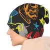 Bérets Slogans Textiles emballage mince Skullies bonnets casquettes d'extérieur pour hommes femmes Graffiti Art motif Ski Bonnet chapeaux
