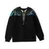 MBメンズパーカースウェットシャツChaoブランドMB Yin Yang Color Water Drop Wing Feather Round Neck Pullover Mens and Womens Bf RooseCoat2024デザイナー