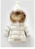 小売9色キッズウィンターコートボーイズガールズラグジュアリーデザイナー濃厚綿パドダウンコート幼児の女のジャケットフード付きジャケット8123930