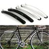 700C Road Bicycle Front Rear Fender Retro Bicycle Fixed Gear Bike Fender Bicycle Practical Parts Silver Black Aluminum Plastics 240202