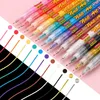 12 kleuren nail art pen sneldrogend waterdicht schilderen graffiti acryl pen doe-het-zelf ontwerp abstracte lijn nail art beauty tool levert 240129