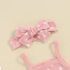 Ensembles de vêtements pour bébé fille, vêtements d'été, motif Floral, bretelles sans manches, débardeur, volants, short bouffant, tenue 2 pièces