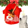Costumi per gatti Maglione per animali domestici di Natale Autunno e inverno Cartella alce Lavorato a maglia Abbigliamento carino Cappotto comodo per forniture per cani di piccola taglia