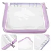 Sacs de rangement Anti-oxydation Portable à fermeture éclair, livret Transparent pour bijoux, colliers, bijoux, bagues, support Transparent en PVC