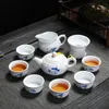 6 tazze di porcellana fatta a mano smaltata colore Kung Fu set da tè tè Zen salute teaset teiera di grande capacità tazza da tè caffettiera tazze di caffè 240124