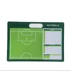 Fotboll Tactic Board Portable PVC Wearresistent återanvändbar fotbollscoachingplatta Lätt strategi Urklipp 240127