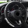 Steering Wheel Covers Car Cover Anti Slip Leather Perfect Fit Auto Interior Decoration