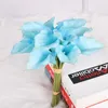 Decorative Flowers Simulation 12 Head Soft Glue Calla Lily Mini Artificial Flower Special Shooting Props