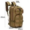 Lawaia 30l ou 50l mochilas militares 1000d náilon à prova dwaterproof água mochila ao ar livre tático mochilas de acampamento caça saco 240202