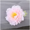 Hair Accessories Retro Edge Clips Hairpin Headdress Sweet Silk Flower Nonslip Beading Headwear For Gown Dress Hairstyle Making Tools