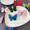 Haaraccessoires High-end meisjes fluwelen vlinderclips Zoete kinderhaarspelden Kinderen haarspeldjes