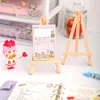 Frames 10 stücke Holz Mini Staffelei Rahmen Desktop Dreieck Display Ständer Hochzeit Tisch Kartenhalter Kinder Malerei Handwerk Künstler Stativ