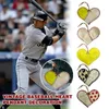 Pendant Necklaces Vintage Baseball Heart Tree Hanging DIY Handmade Jewelry Large Hole Beads Valentine's Day