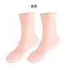 Chaussettes hydratantes en Silicone pour hommes, soins des pieds, Protection élastique, couvre la semelle du talon, sec et craquelé, fond en nid d'abeille