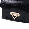 Waist Bags Punk Crocodile Print Women's Belt Bag PU Leather 2 Pieces Female Motorcycle Fanny Pack Crossbody Chest Purse