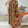 Sukienka w dużych rozmiarach dla kobiet odzież 2023 Summer Oversizes Sexy Boho mini sukienka Duża rozmiar żeńska swobodna luźna krótka spódnica vestido 240124