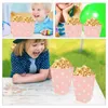 Haal containers uit 12 pc's feestpopcornboxen voor frietjes serveren emmers houder eenvoudige bekers houders