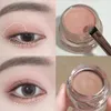 Crema de sombra de ojos monocromática Base correctora de ojos maquillaje ahumado púrpura mate Primer tono de piel resistente al agua de larga duración 240123