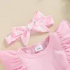 Conjuntos de roupas infantil nascido bebê meninas macacão vestido impressão em torno do pescoço bowknot bodysuits roupas de páscoa bandana