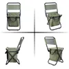 Camp Furniture Multifunctional Folding Camping Ultralight Chair With Portable Thermostatic Storage Bag Pockets For Travel Fishing Seat Stool