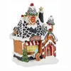 LED Christmas Village Building Gingerbread House Light Up Merry Decoration for Home Desk Ornament Xmas Gift År 240129