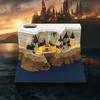 Omoshiroi Magic Castle 3D Блокнот-календарь Блокнот для заметок Hary Design Note Paper Канцелярские аксессуары Подарки на день рождения 240118