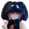 Berets Oversized Puppy Hat With Eye Winter Party Decorations Festive Stage Shows