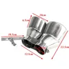 Car Stainless Steel Rear Exhaust Muffler Pipe Tail Tube For C Class W203 C240 C320