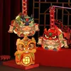 Chinese Jaarlantaarn Decoratie DIY Traditionele Draak Maanlicht Lentefestival Hanger 240131