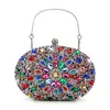 Damen-Abendessentasche, modische Sonnenblumen-Intarsien-Diamant-Bankett-Handtasche, Kleid-Abendtasche 240126