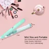 3in1 Mini Stijltang Curler Hoge Kwaliteit Stijltang Keramische Rechttrekken Kam Professionele Krultang Styling Tools 240119