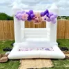 4x4m (13.2x13.2ft) wholesale PVC Jumper Kids Inflatable White Bounce House With Ball Pit Pool Wedding Bouncy Castle Toddler Bouncer For Children Play Center